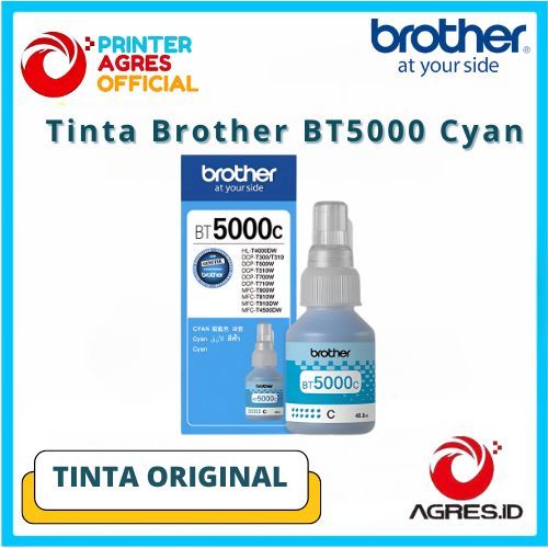BROTHER TINTA PRINTER BT-5000 CYAN BT 5000 ORIGINAL