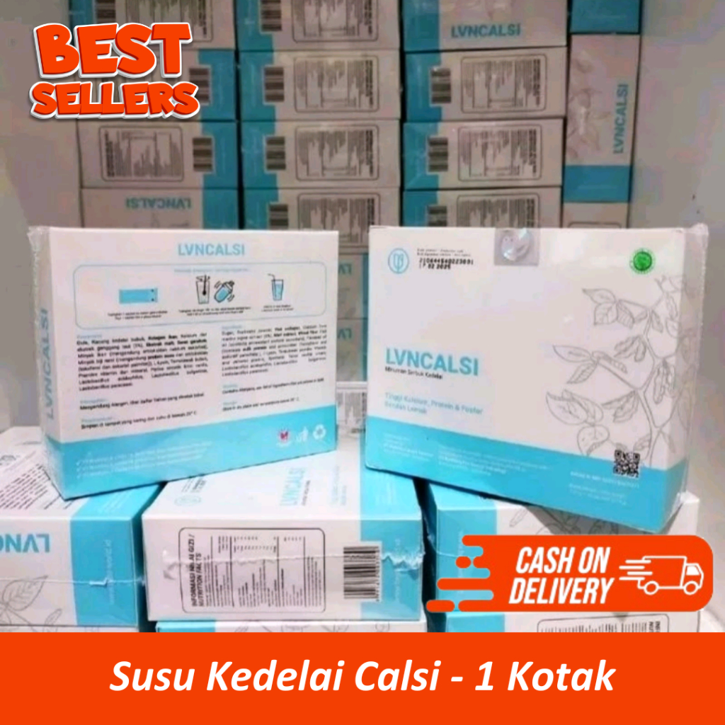 

Minuman Susu Kedelai - Calsi - 1 Kotak 10 Sachet - Susu Bubuk