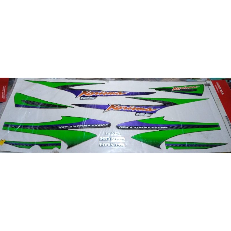 871x0 kph 890 zb original AHM Astra Honda motor stripe set Ng 125 drm 2 striping stiker box cover bo