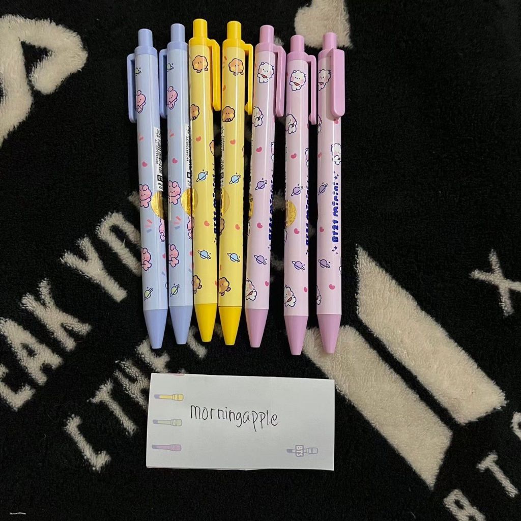 

[Ready Stock - Baca Deskrispi] BT21 Minini Gel Pen Cooky RJ Shooky