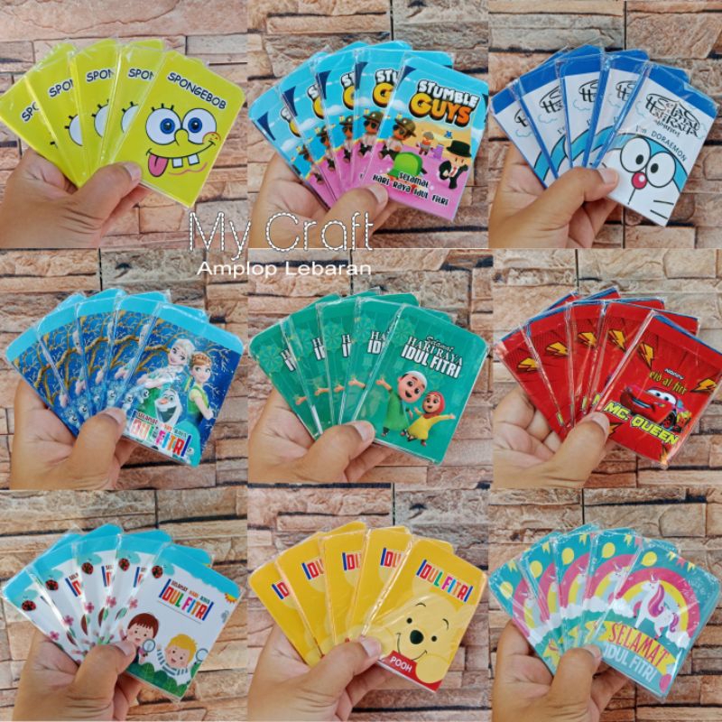 

My Craft Amplop Lebaran Kartun size mini