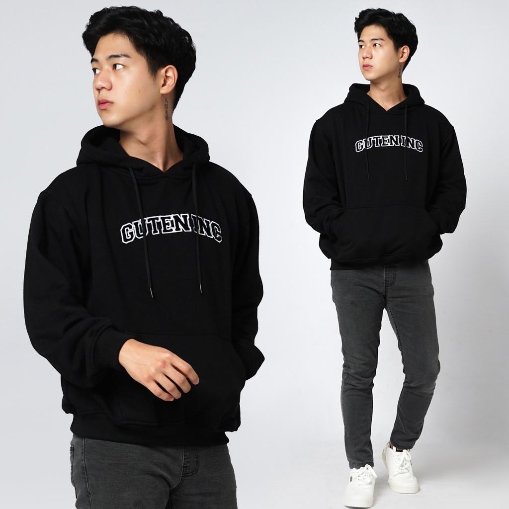 Guteninc Sweater Hoodie Embroidery OG College Black