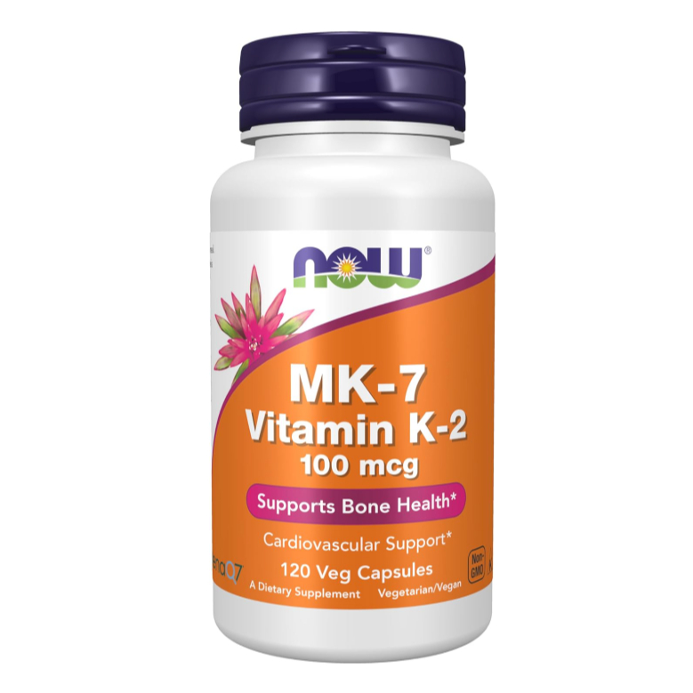 Now Foods Vitamin K2 MK7 100mcg Bone Cardiovascular Support