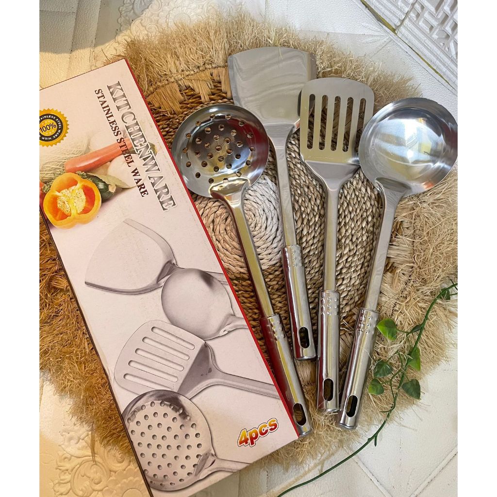 Spatula stainless set / spatula set / spatula murah / alat dapur
