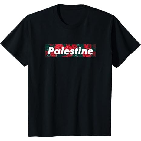 Kidsnesia- Red Palestine Free Palestine T-Shirt