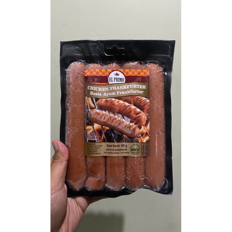 

EL PRIMO CHICKEN FRANKFURTER SAUSAGE 500 gr