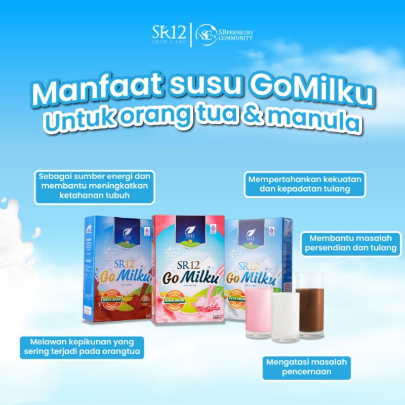 

GoMilku SR12 Halal Susu Kambing Etawa Pre mium Meningkatkan Kesehatan Imun Aman Bumil Busui