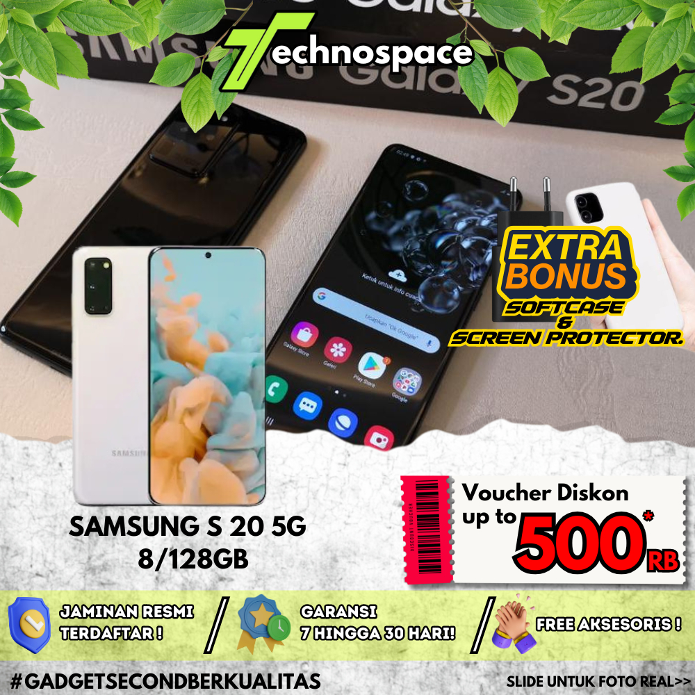 Samsung Galaxy S20 8/128GB Second Original Resmi SEIN