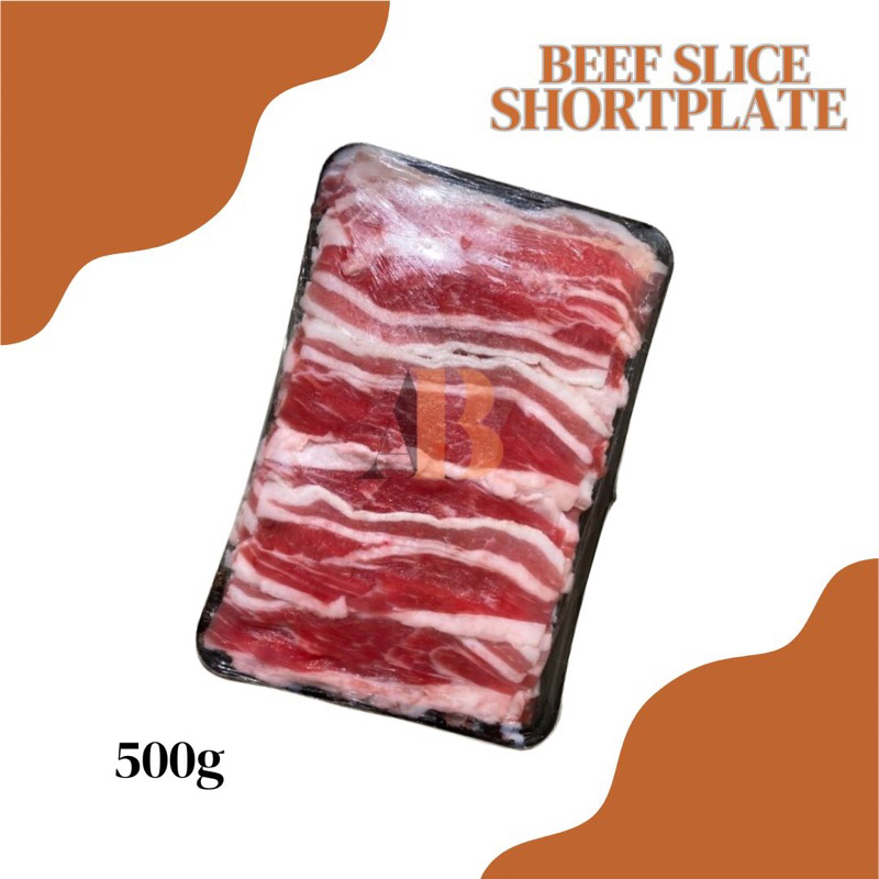 

daging slice 500 gr shortplate USA