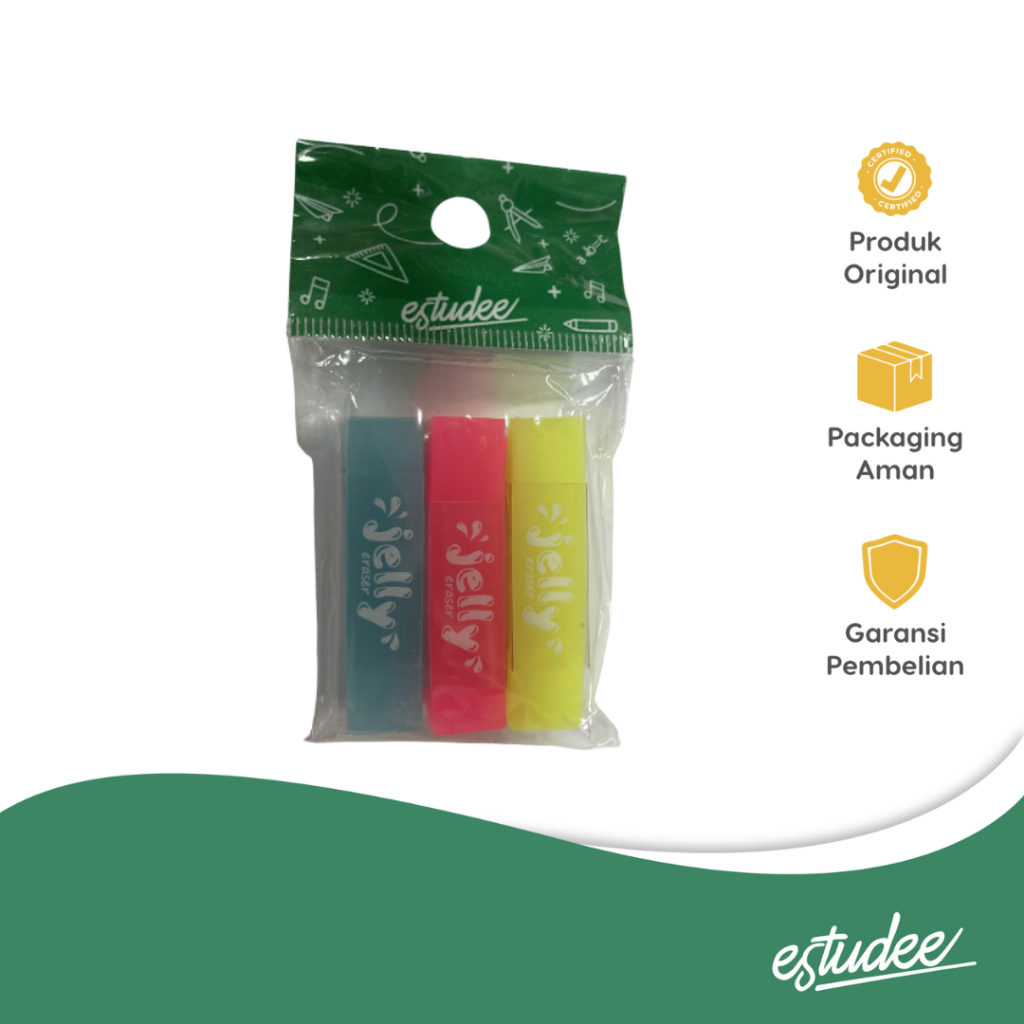 

ESTUDEE JELLY ERASER SET3