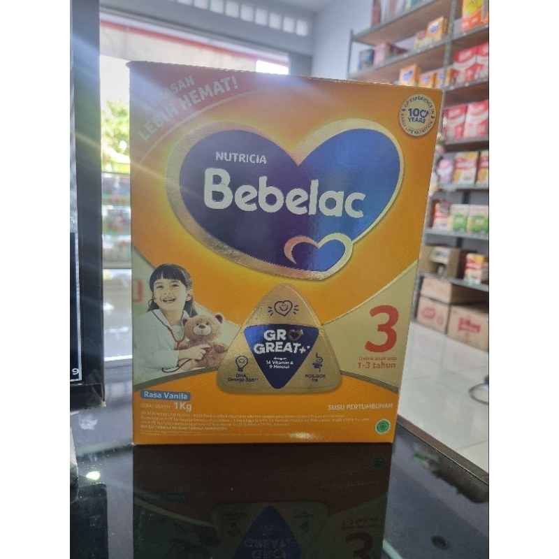

bebelac 3 rasa vanila 1000 Gram ED 08 APRIL 2025 HARGA PROMO