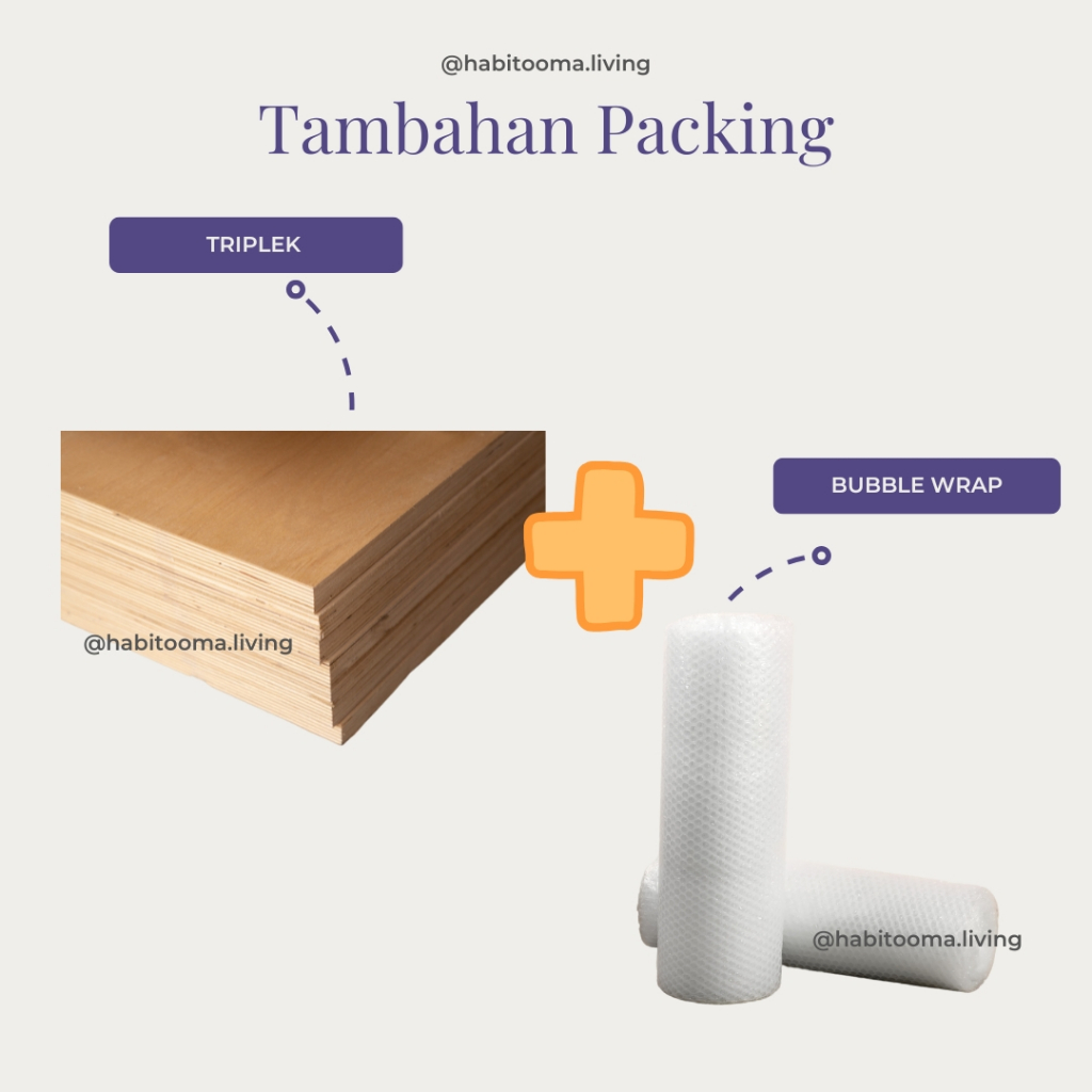 

EXTRA PACKING TRIPLEK + BUBBLE WRAP