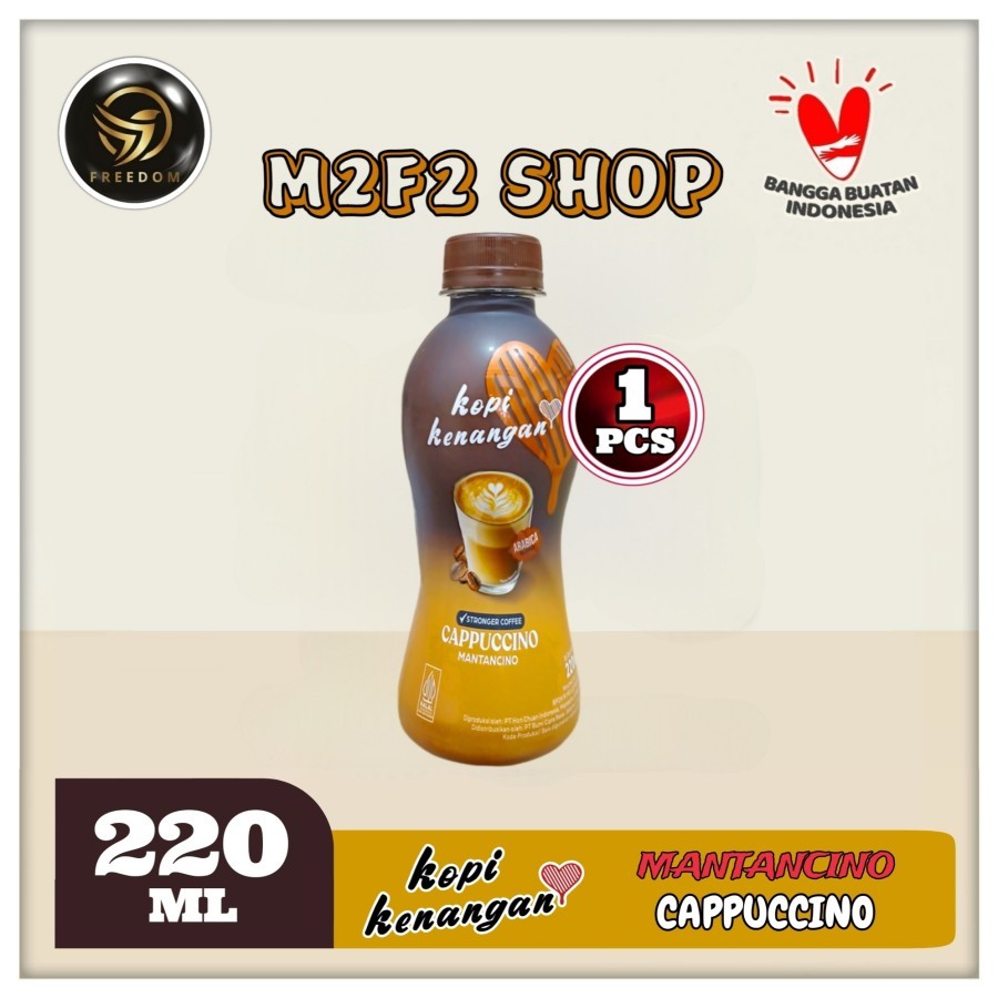 

Kopi Kenangan Mantancino Cappuccino With Milk Pet - 220 ml (Kemasan Satuan)