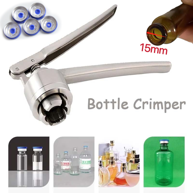 COD-15mm Alat Press Botol Utk Botol Kecil Kaca Mesin Press Botol Parfum Tutup Botol Aluminium Mesin 