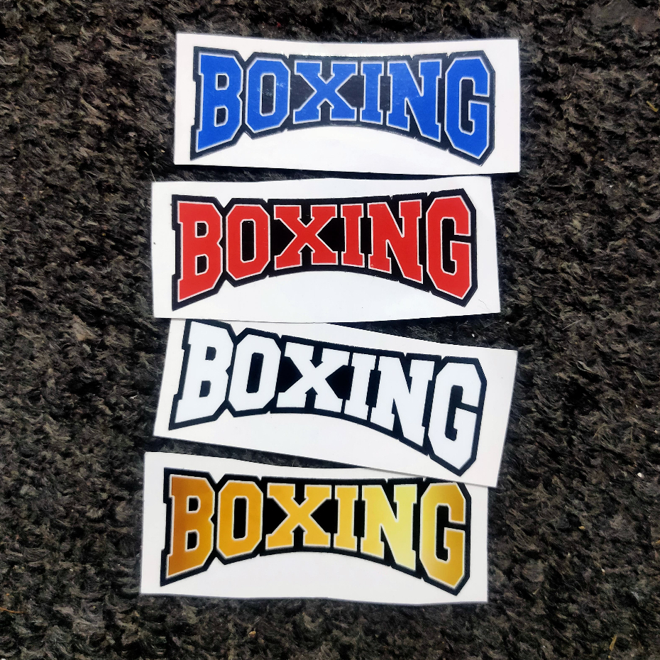 

STIKER BOXING STIKER TINJU 1 PAKET ISI 4PCS