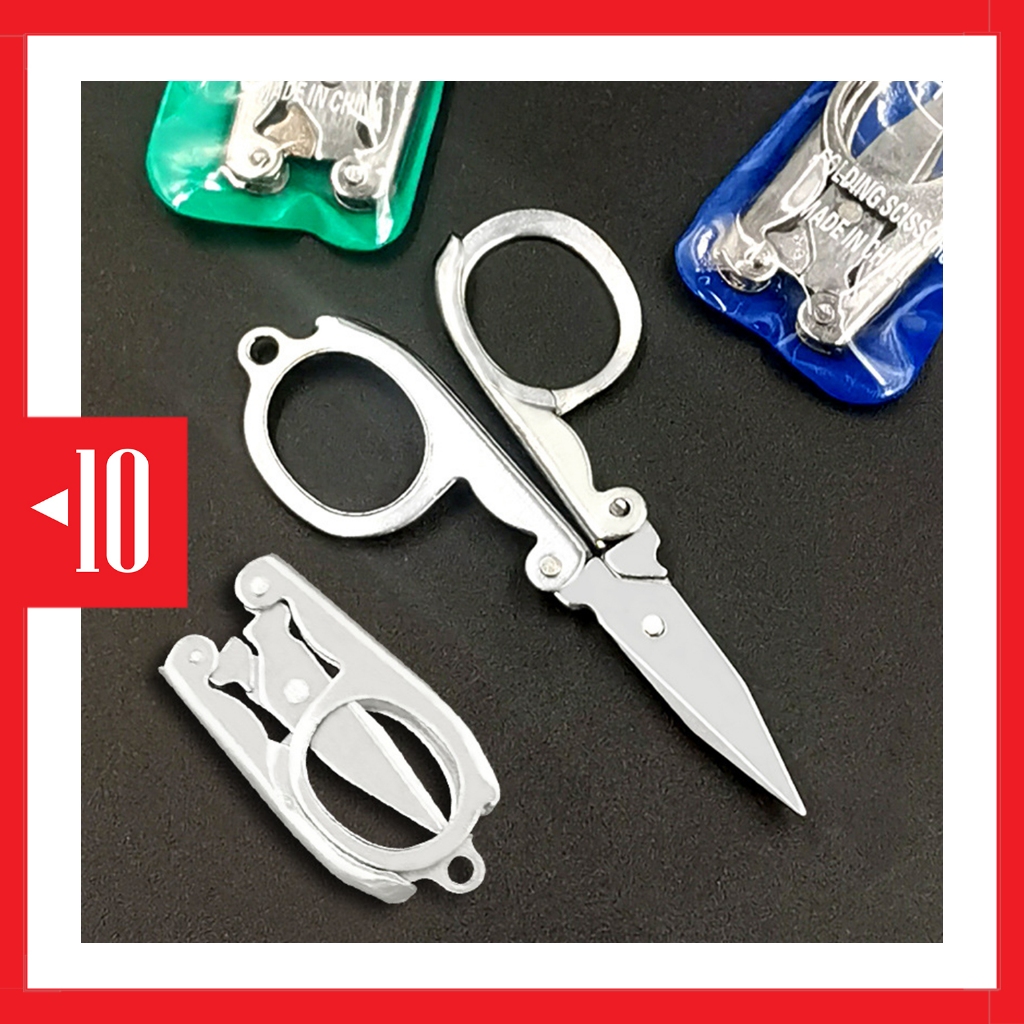 

GULI gunting lipat mini travel portable stainless steel small scissors