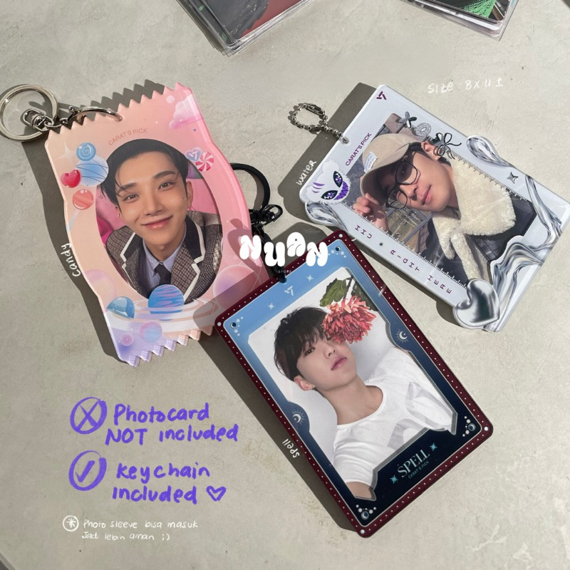 

NUANSTORE - CARD HOLDER Cahol Seventeen SVT Tempat Kartu Korea Group Kpop Merchandise Kpop Seventeen Korea Carat