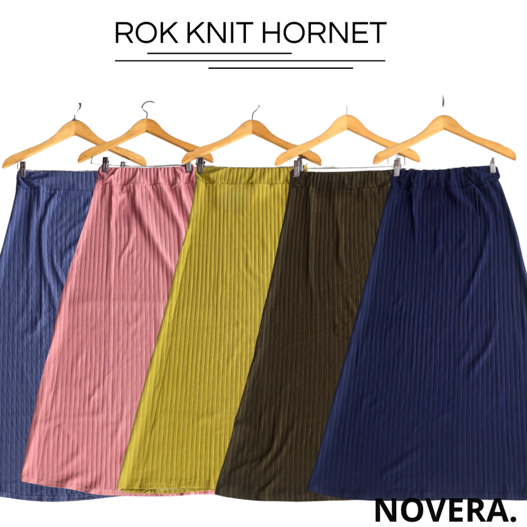 ROK RAJUT KNIT HORNET A-LINE/ROK KNIT HORNET MAXI/ROK KNIT HORNET PREMIUM