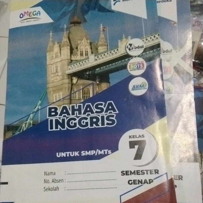 LKS SMP BAHASA INGGRIS KELAS 7 SEMESTER 2 KURIKULUM MERDEKA