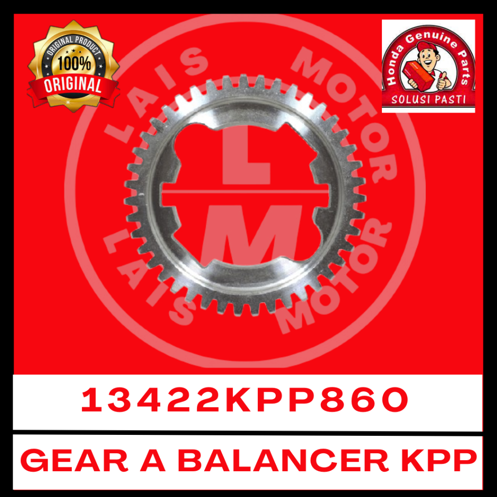 Gear Balancer KPP Sonic150, CB150R, CBR150R 13422KPP860 Original AHM