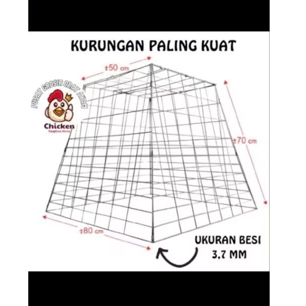 kandang ayam piramida