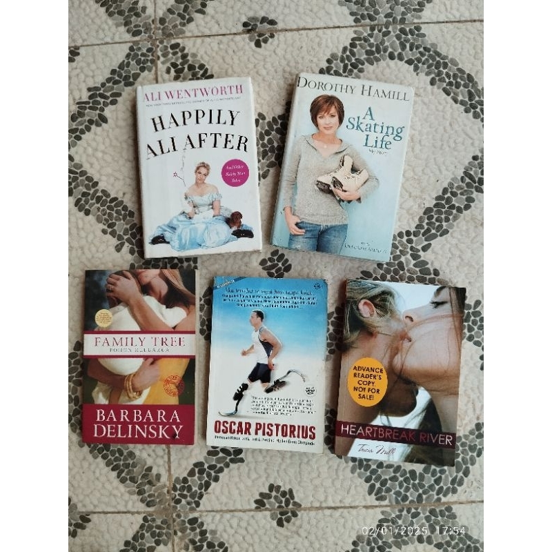 Variasi Buku Inspirasi - Memoar - Kisah; HAPPILY ALI AFTER, OSKAR PISTORIUS, FAMILY TREE, A Skating 