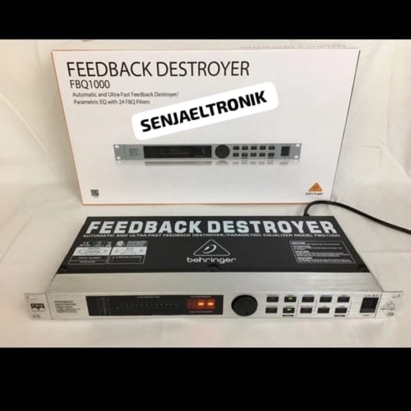BEHRINGER feedback destroyer Behringer fbq1000 fbq 1000 anti feedback
