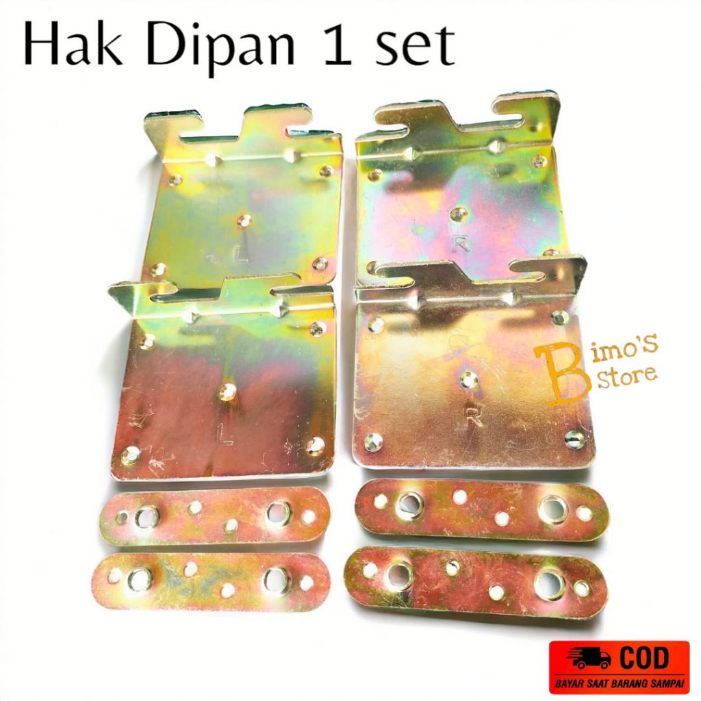 Hak Dipan Ranjang 1 set Hak Ranjang Dipan Bed Fitting Bracket