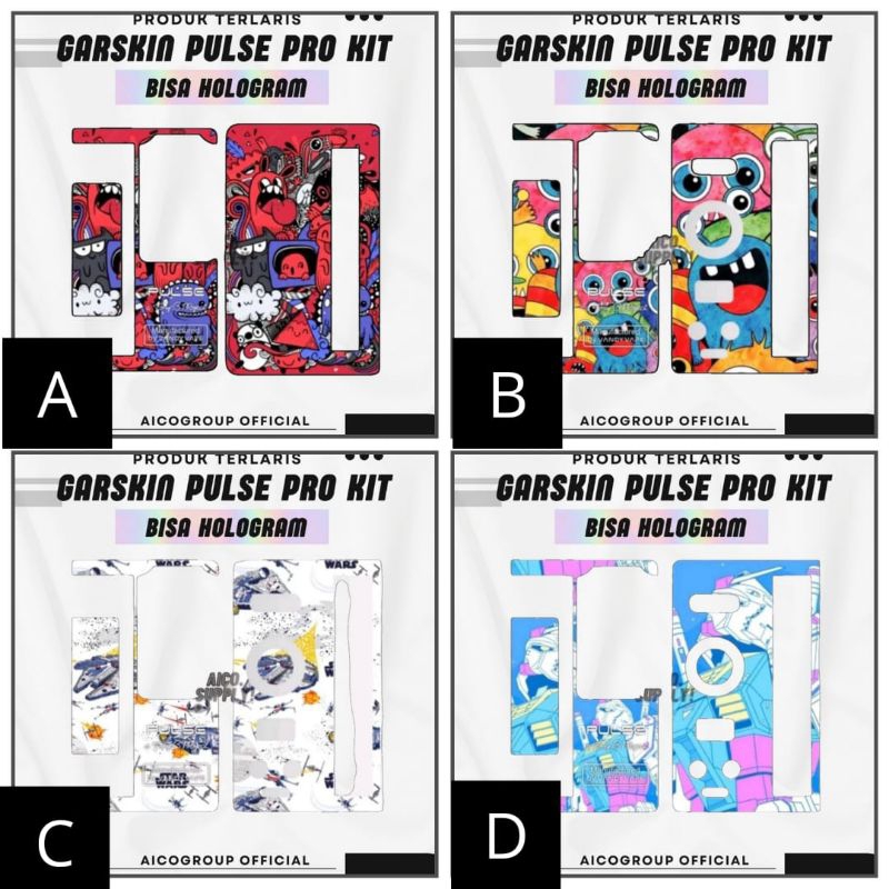 

Garskin Inner Pu|SE Pr0 K|T Hologram Dan Biasa Anti Air Bisa Custom