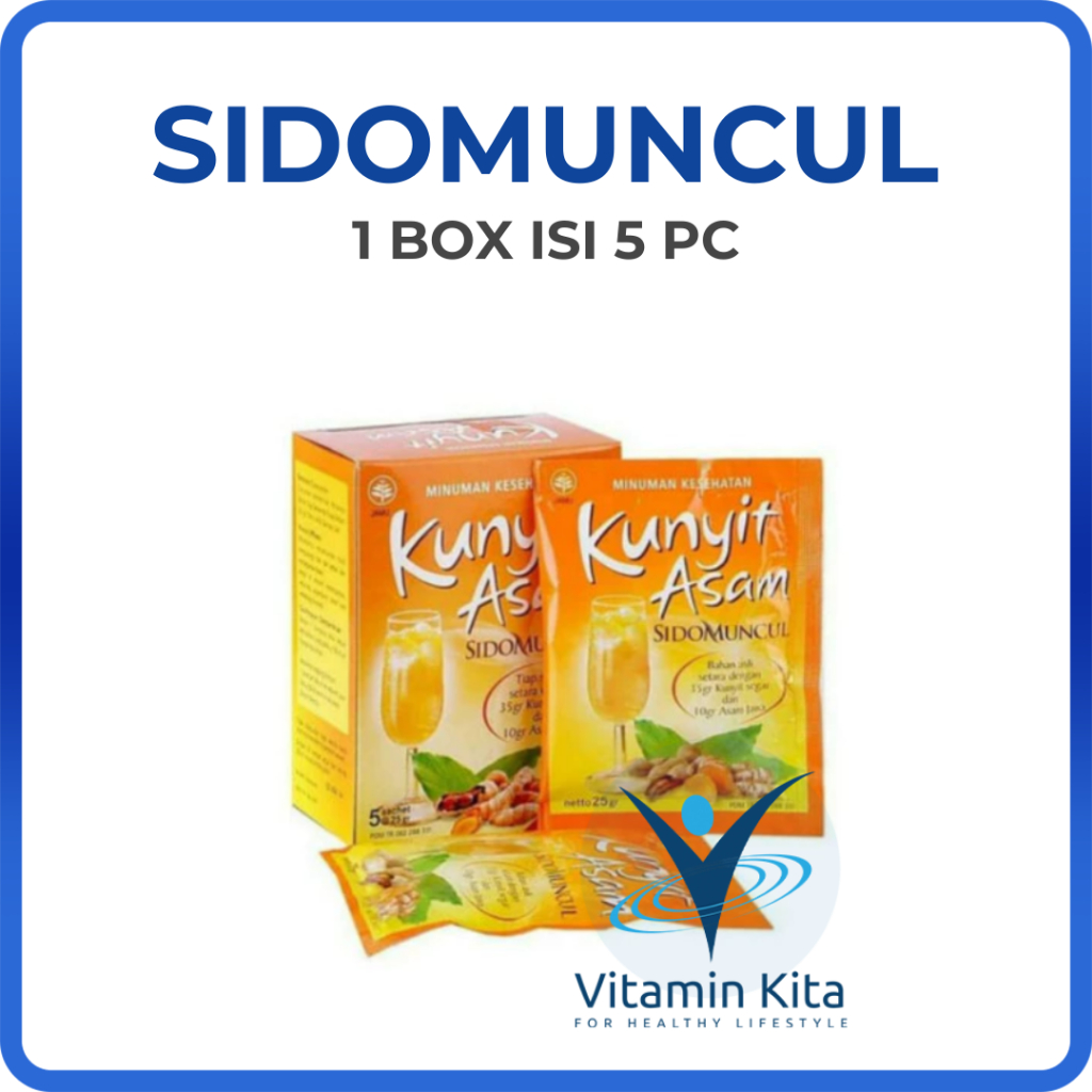 

SIDOMUNCUL KUNYIT ASAM - 1 BOX ISI 5 PC