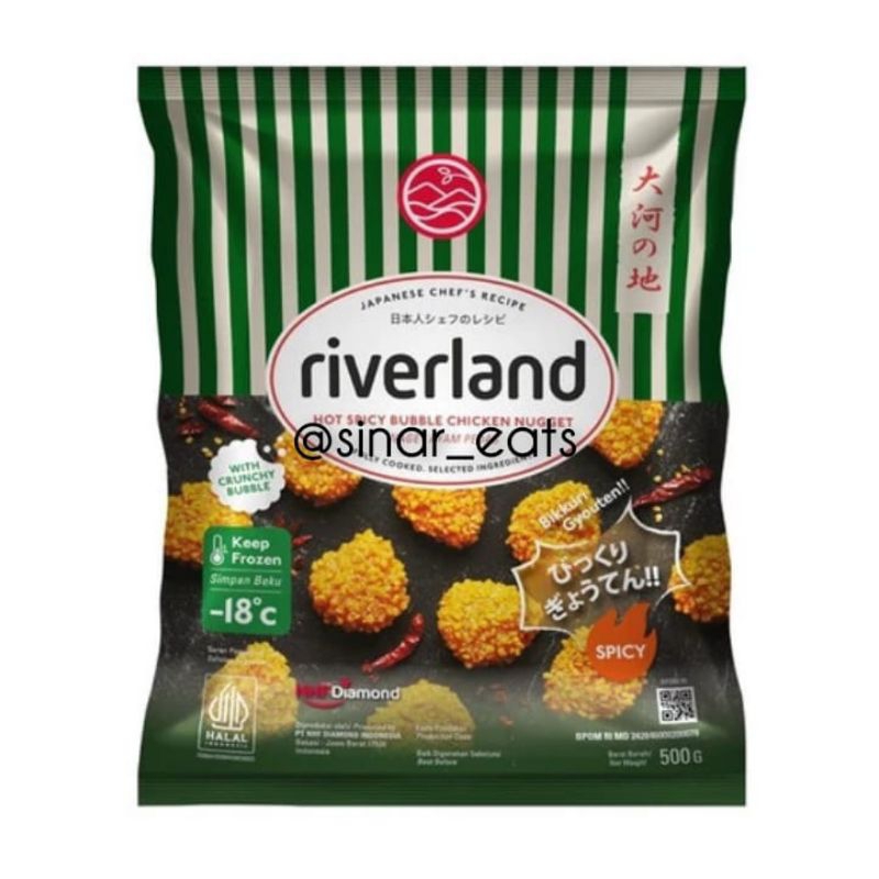 

Hot Spicy Bubble Chicken Nugget Riverland 500G