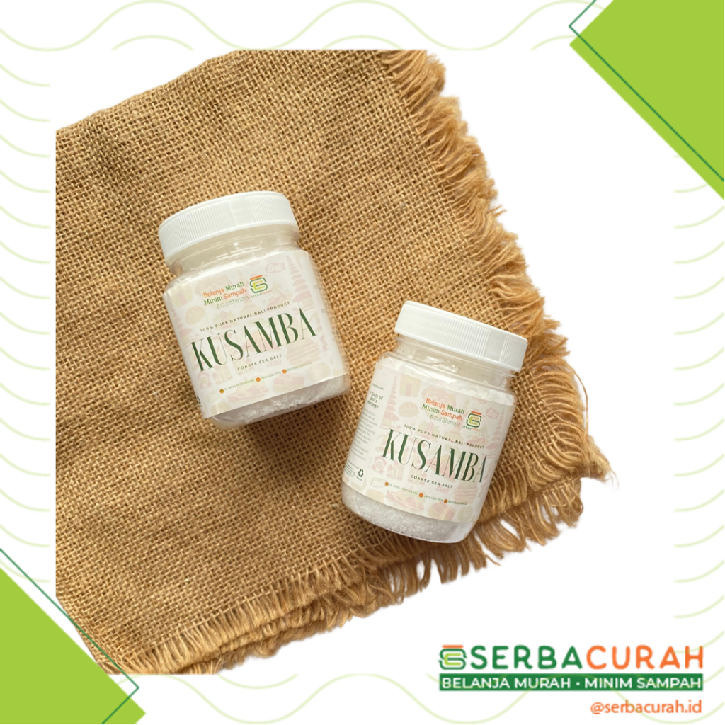 

Garam Kusamba Coarse | Natural Sea Salt Bali | Kemasan Jar Plastik 125 gr