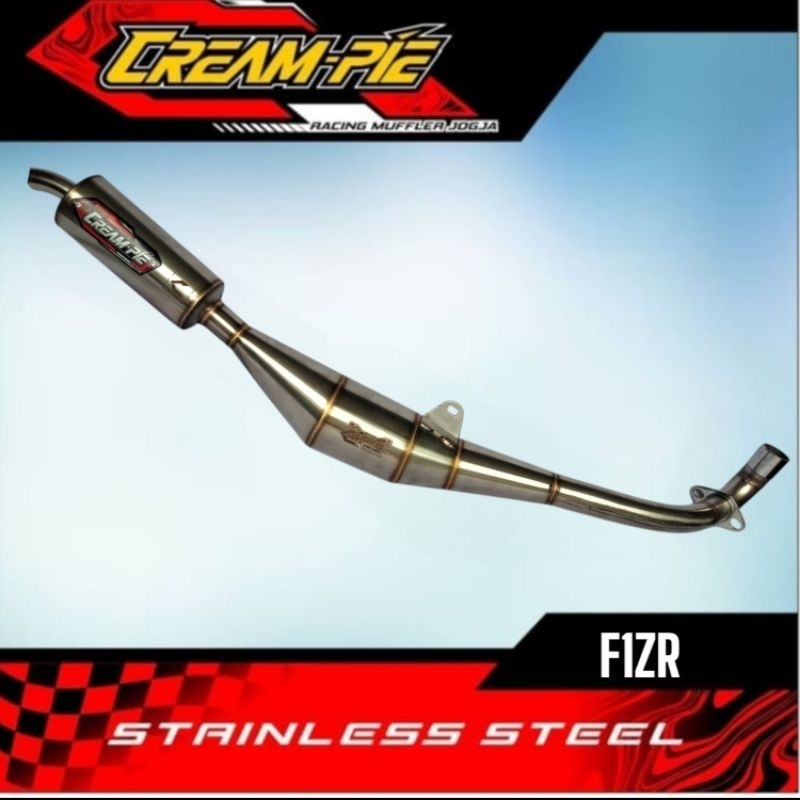 Knalpot creampie jogja stainless std racing F1ZR