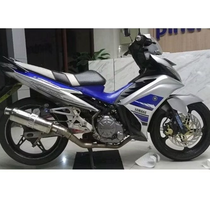 STRIPING VARIASI LIST STIKER JUPITER MX NEW 135 NJMX SERIES GP BIRU