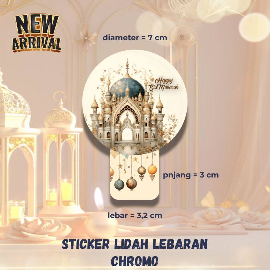 

Sticker Lidah Toples Lebaran Idul Fitri Hampers - NEW ARRIVAL