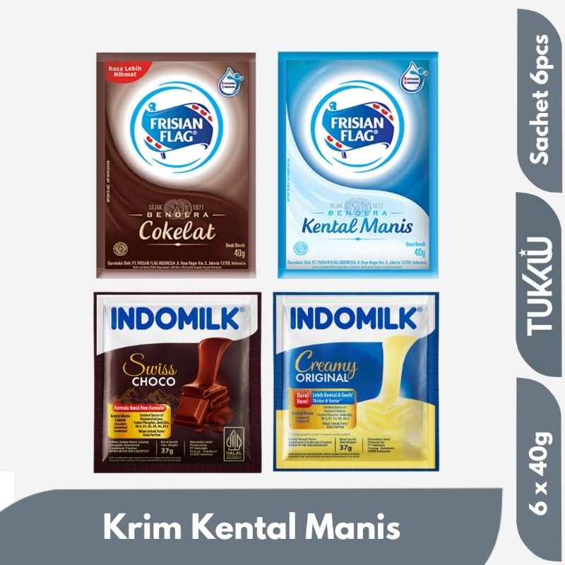 

Susu Krimer Kental Manis 6×40gr Sachet