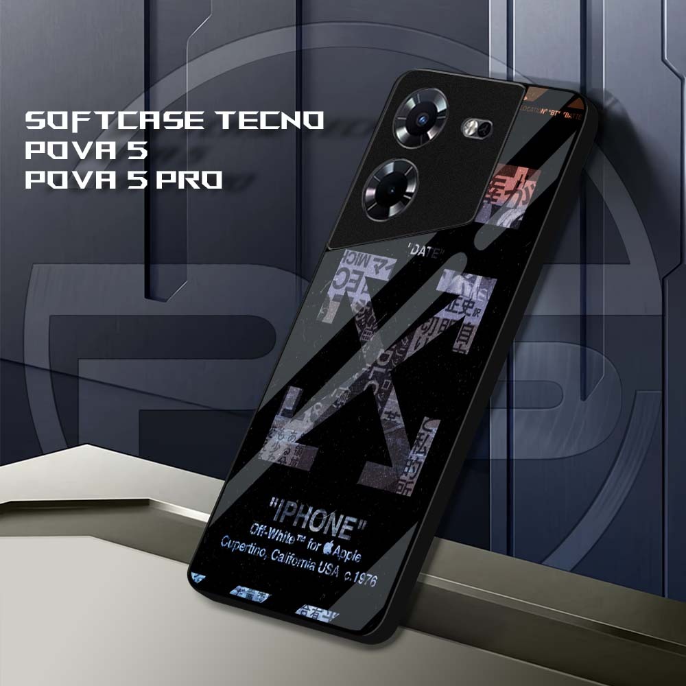 PS75 Softcase Kilau Tecno Pova 5 | Pova 5Pro Pro | Silikon Hp Mika Pelindung Hp Smartphone Camera Pr