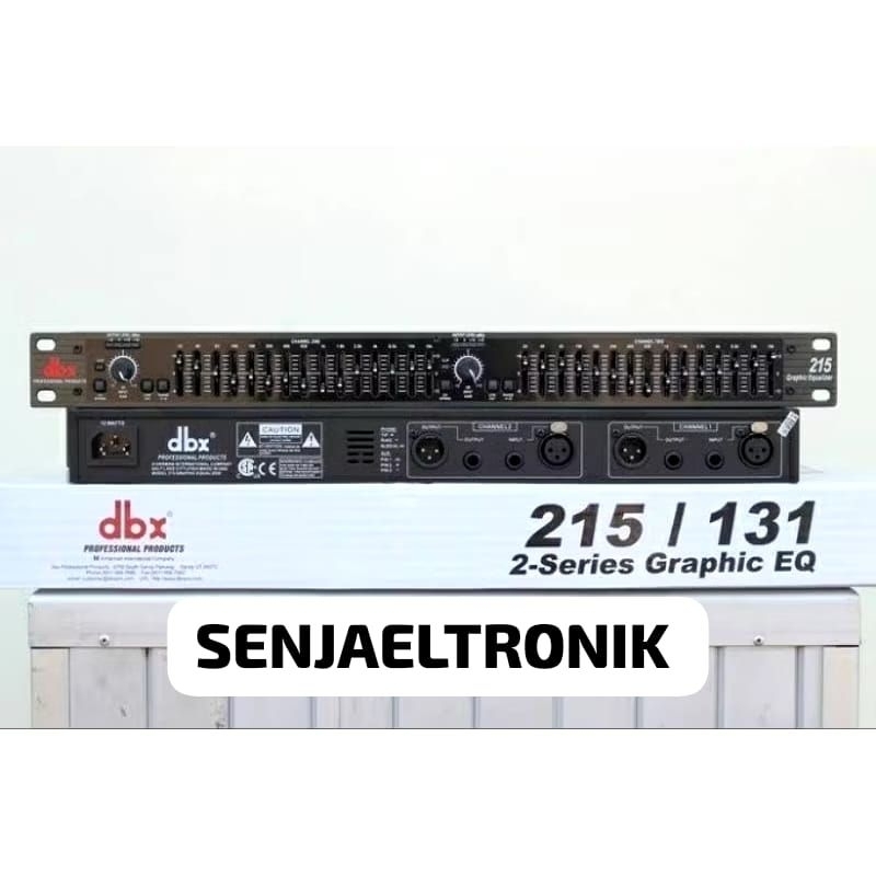 EQUALIZER DBX 215/131 STEREO DBX 215/131 2 SERIES GRAPHIC EQ
