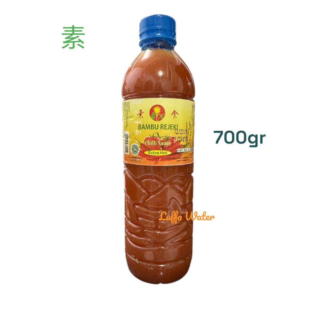 

Sambal Sambel Vegetarian Bambu Rejeki Extra Hot 700gr