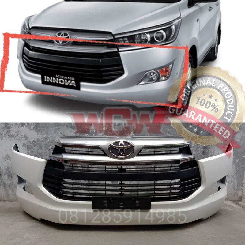 bumper bemper depan innova reborn 2016-2017 2018 2019 2020 original fullset depan