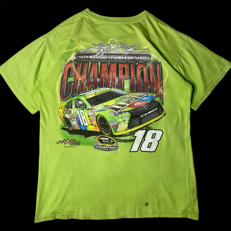 KAOS NASCAR VINTAGE - M&M NASCAR LIMITED EDITION ORIGINAL JOE GIBBS RACING - KAOS VINTAGE - MNM T-SH