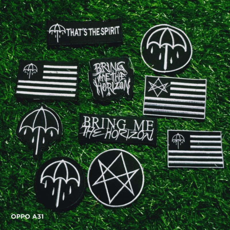 emblem bordir patch bordir logo anak band berkualitas