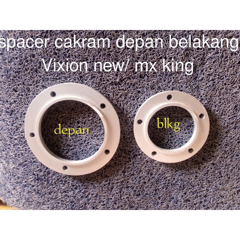 spacer cakram depan dan belakang mx king adaptor cakram depan mx king adaptor cakram belakang mx kin