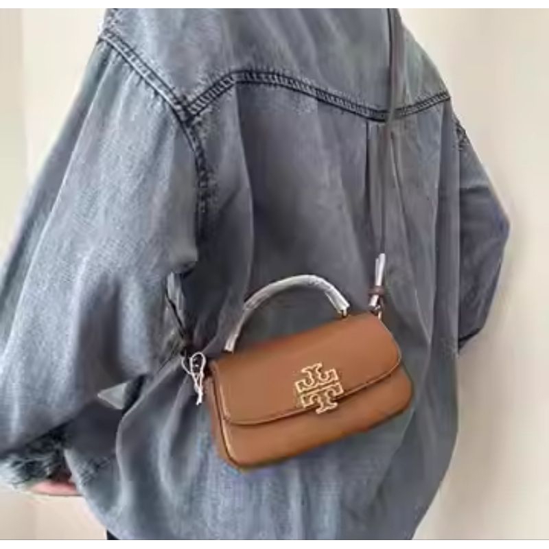 Tas original TB Britten Mini Top Handle. Leather.18x11x5cm.