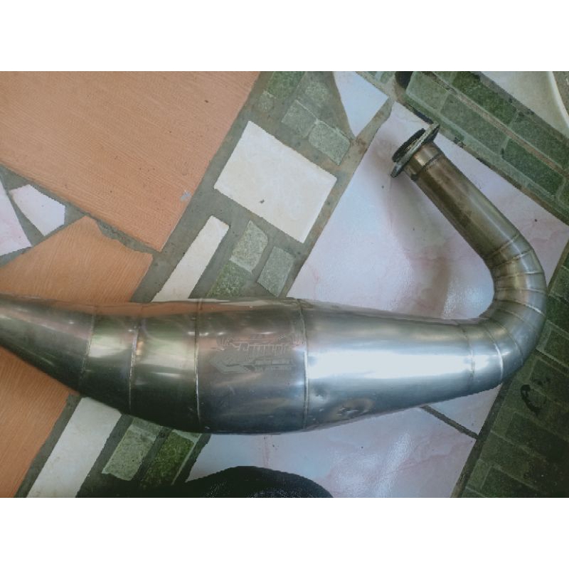 KNALPOT RACING ORIGINAL CREAMPIE NINJA R/RR/SS, NEW/OLD BUKAN KW KW