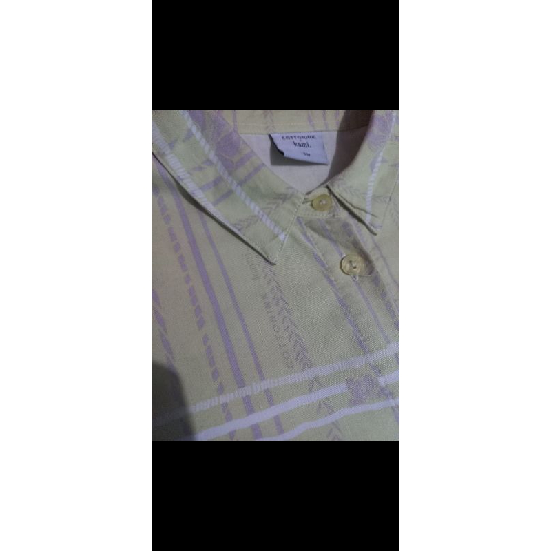 Kemeja oversize cotton ink x kami