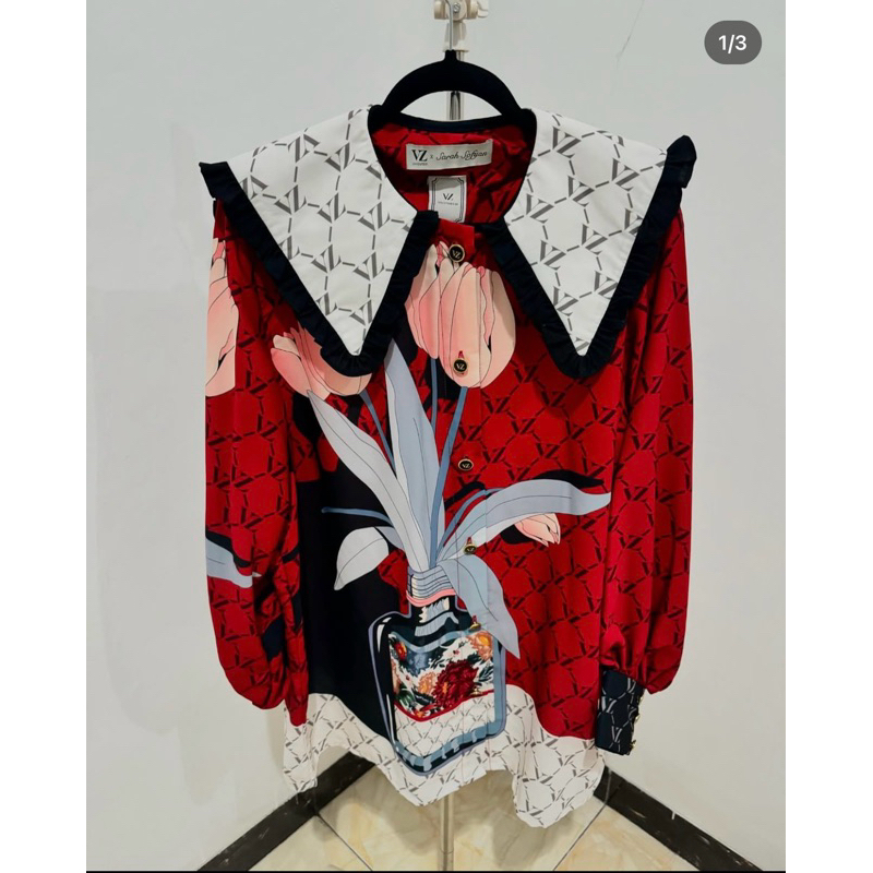 VZ Elysium PRELOV TOP Blouse By Vivizubedi X Sarah Sofyan NEW READY