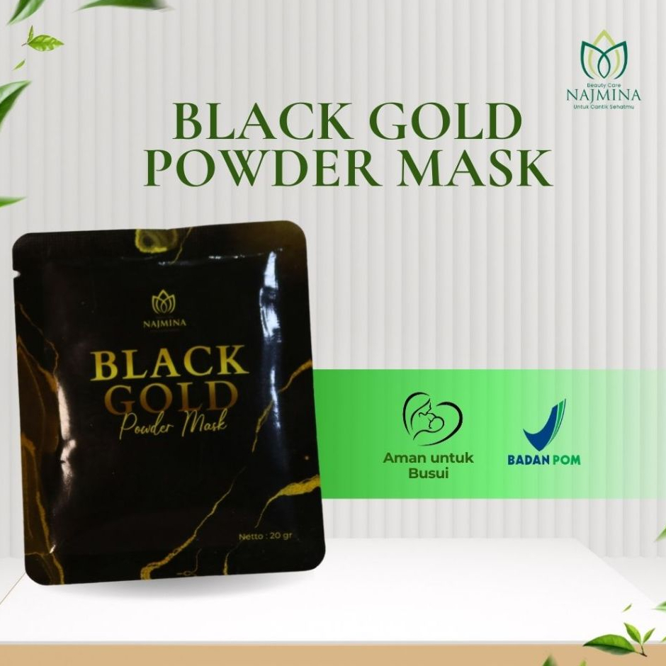BLACK GOLD Powder Mask by Najmina Beautycare
