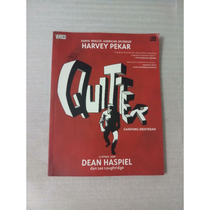 Novel Grafis The Quitter Gampang Menyerah By Harvey Pekar