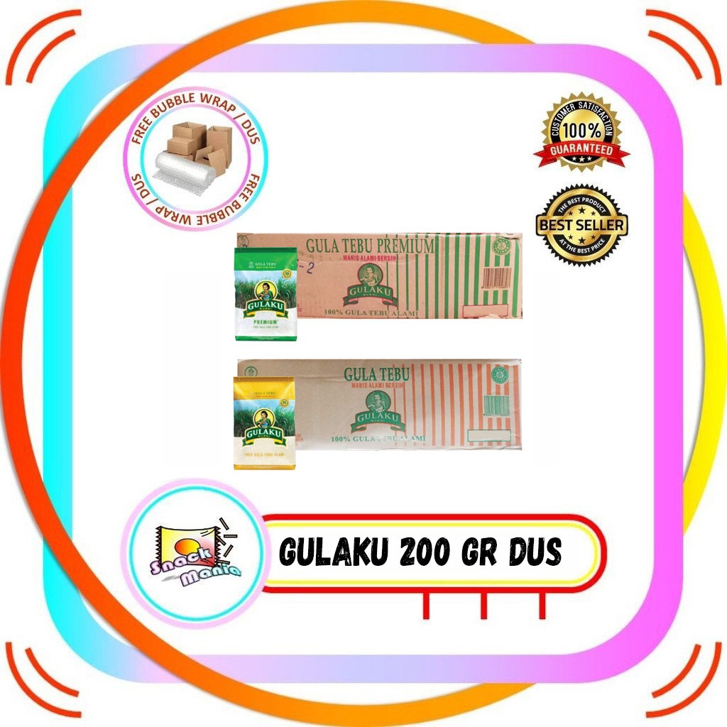 

Gulaku Gula Tebu Premium Hijau ~ 200 gr x 60 pcs DUS